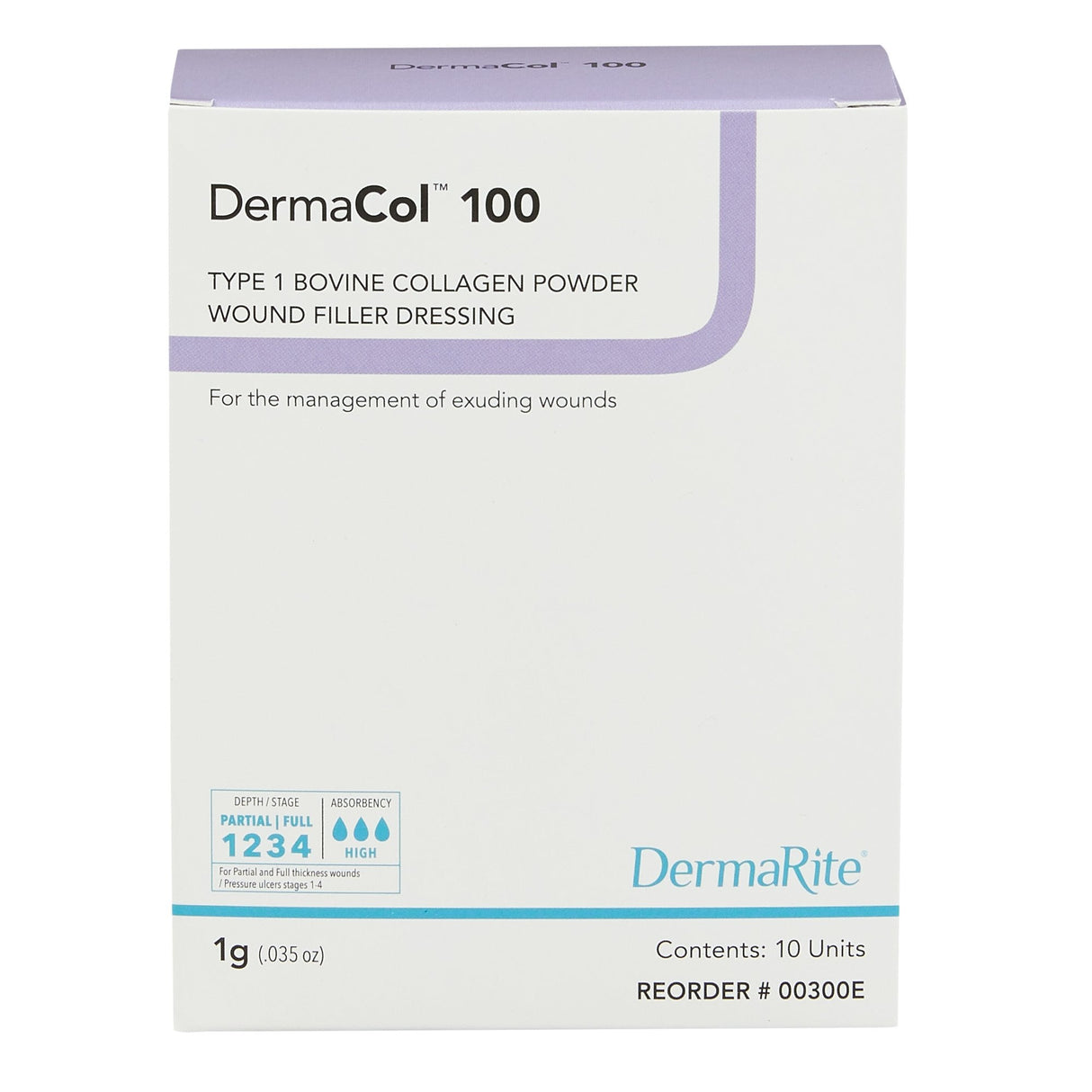 DermaCol™ 100 Collagen Wound Filler - Box of 10 - Medical Supply Surplus