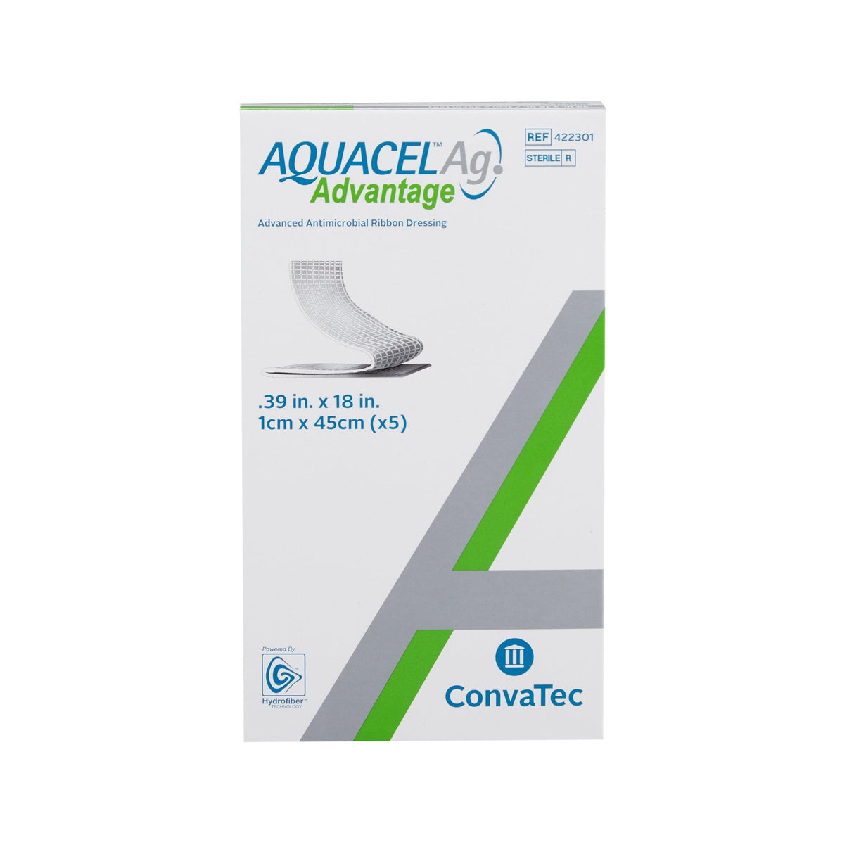 Aquacel® Ag Advantage™ Ribbon Wound Dressing .39" x 18" - 422301