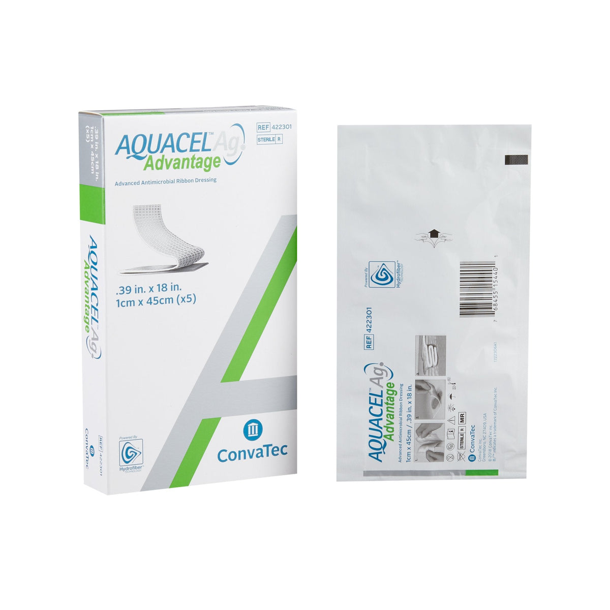 Aquacel® Ag Advantage™ Ribbon Wound Dressing .39
