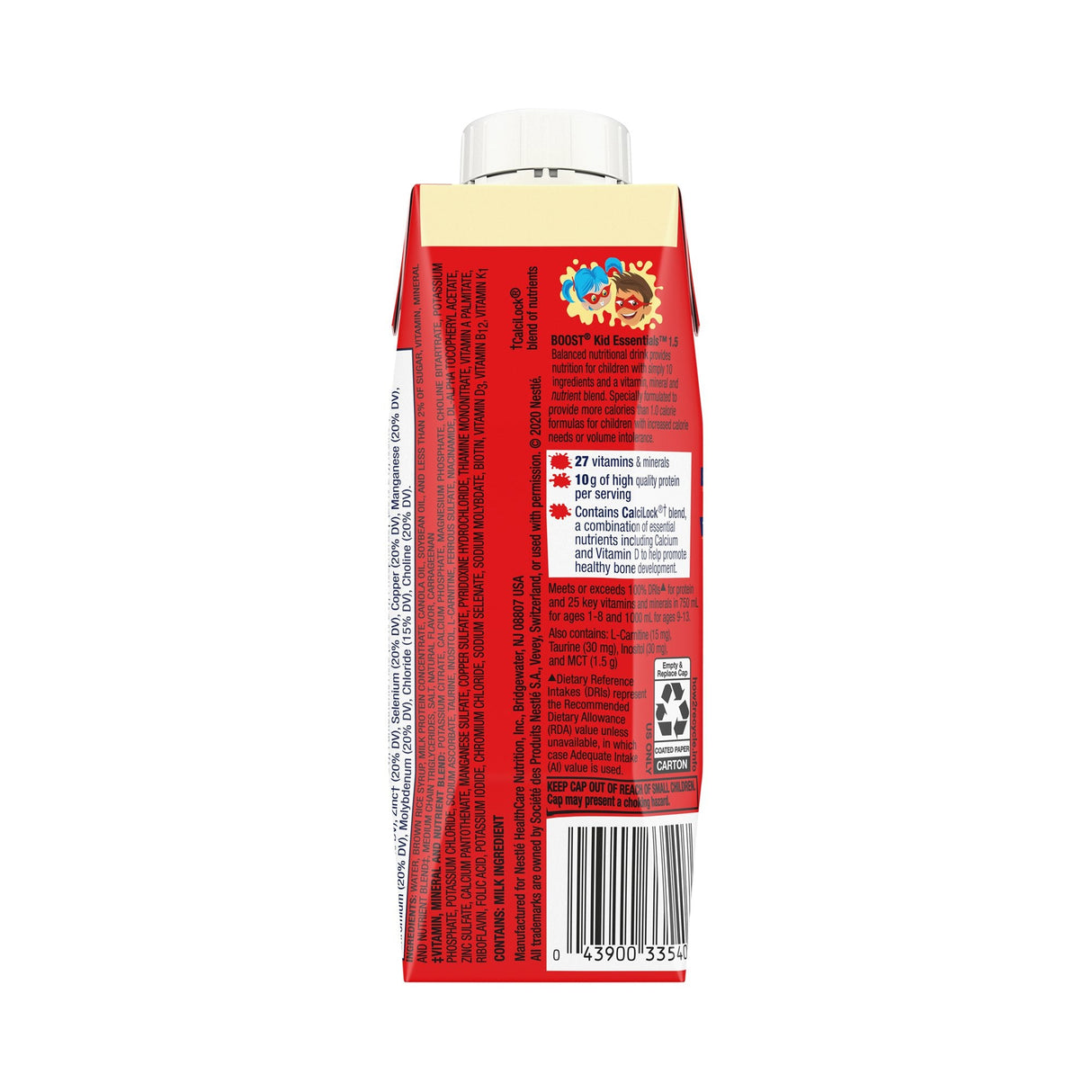 Boost® Kid Essentials™ 1.5 Nutritional Drink 8oz - Case of 24 - Medical Supply Surplus