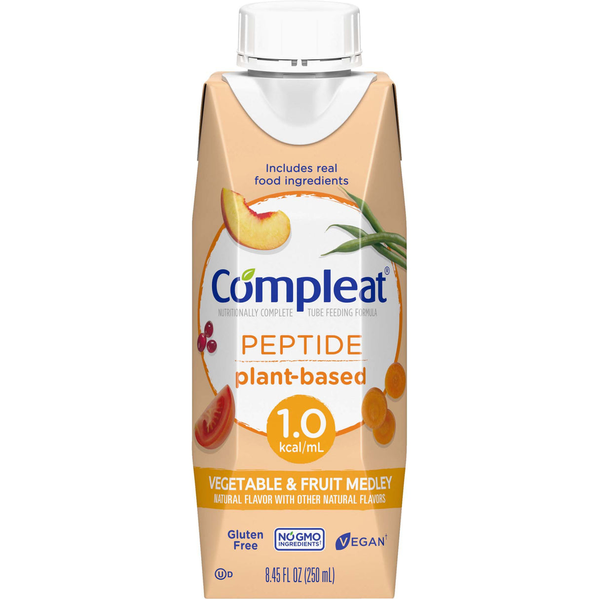 Compleat® Peptide 1.0 Cal Oral Supplement 8.45oz - Case of 24