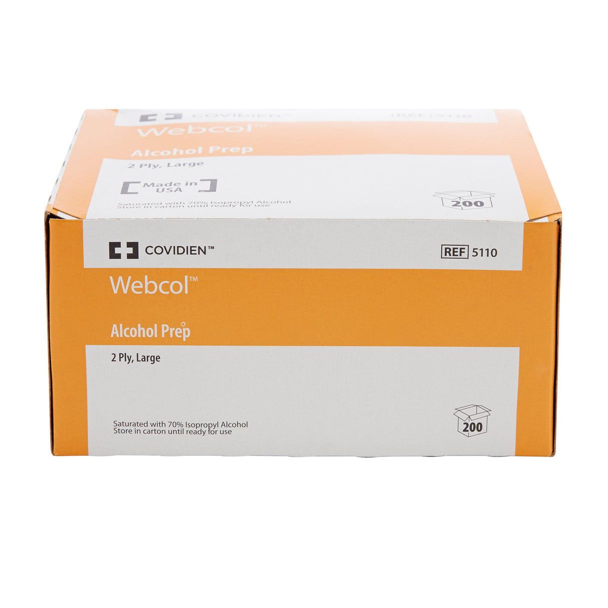 Webcol™ Alcohol Prep Pads 2Ply Large - 5110