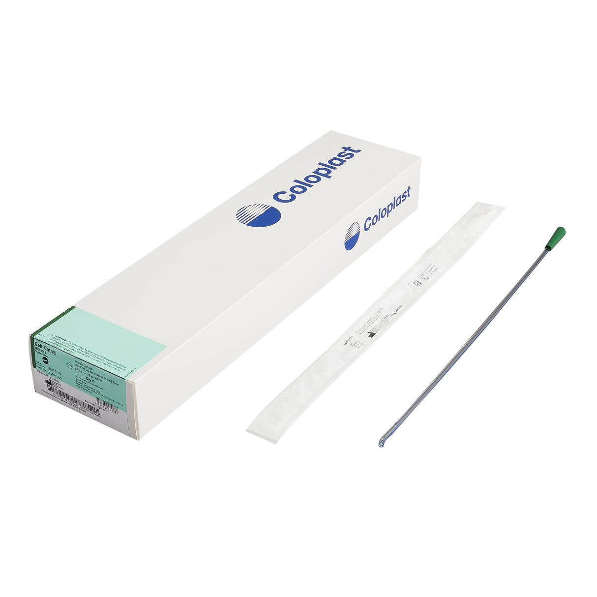 Self-Cath® Coude Olive Tip Uncoated PVC 16" Urethral Catheter - Box of 30