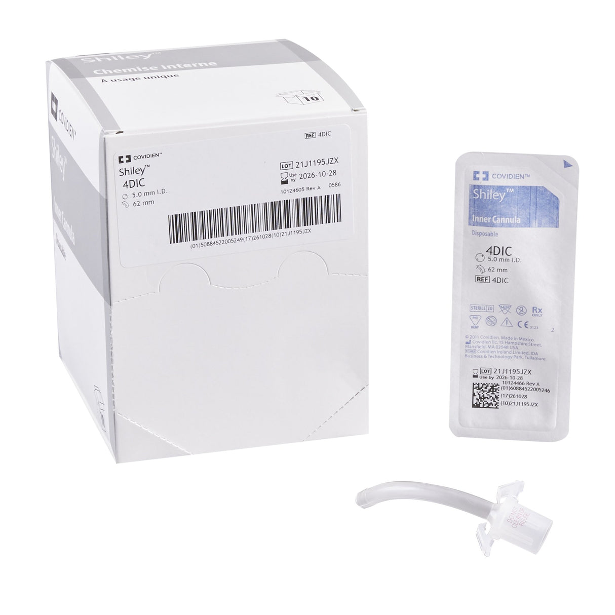 Shiley™  4DIC Inner Tracheostomy Cannula 9.4 mm OD 5.0 mm ID