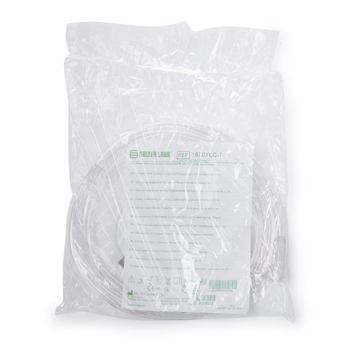 Salter-Style® TLCannula™ Adult Nasal Cannula with Ear Cushions