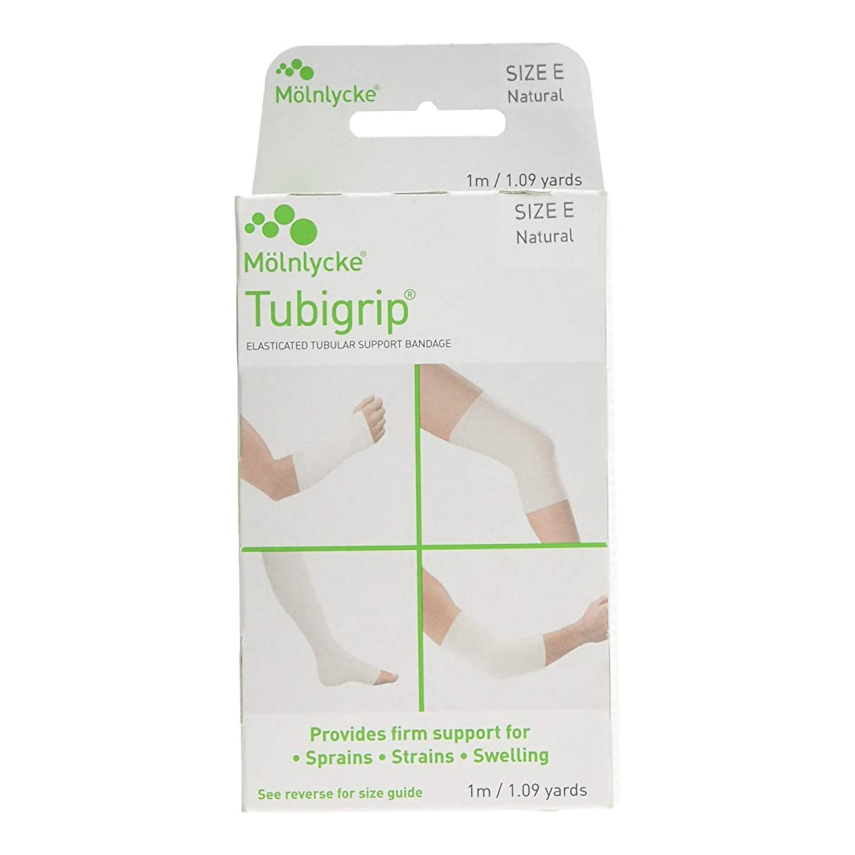 Tubigrip® Size E 3 1/2" X 1 Yd Support Bandage - 1528 - Medical Supply Surplus