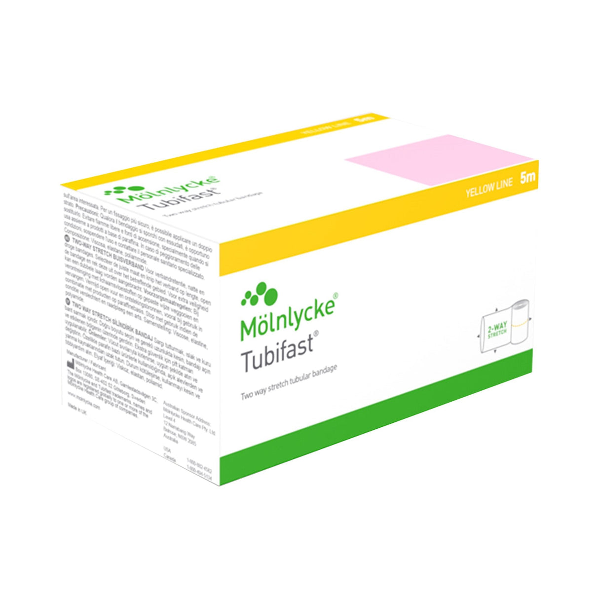 Tubifast® Yellow 4.5in 2-Way Stretch Tubular Bandage - 2440 - Medical Supply Surplus