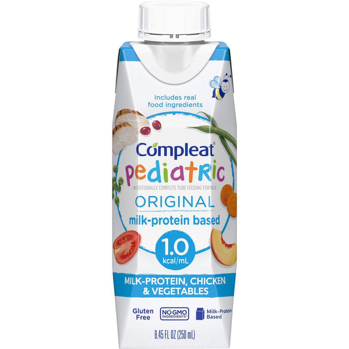 Compleat® Pediatric Original Pediatric Tube Feeding Formula 8oz - Case of 24
