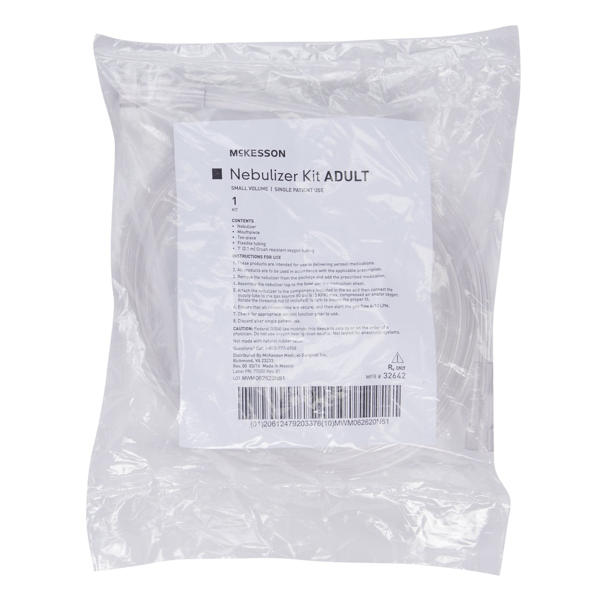 McKesson Handheld Nebulizer Kit Small Volume Nebulizer kit with Mouthpiece - Medical Supply Surplus