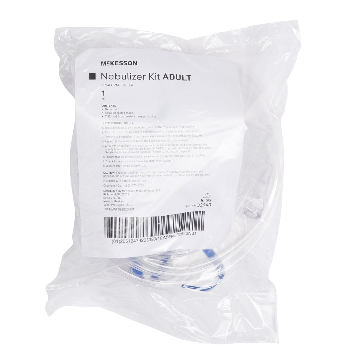 McKesson Handheld Aerosol Mask Nebulizer Kit - Medical Supply Surplus