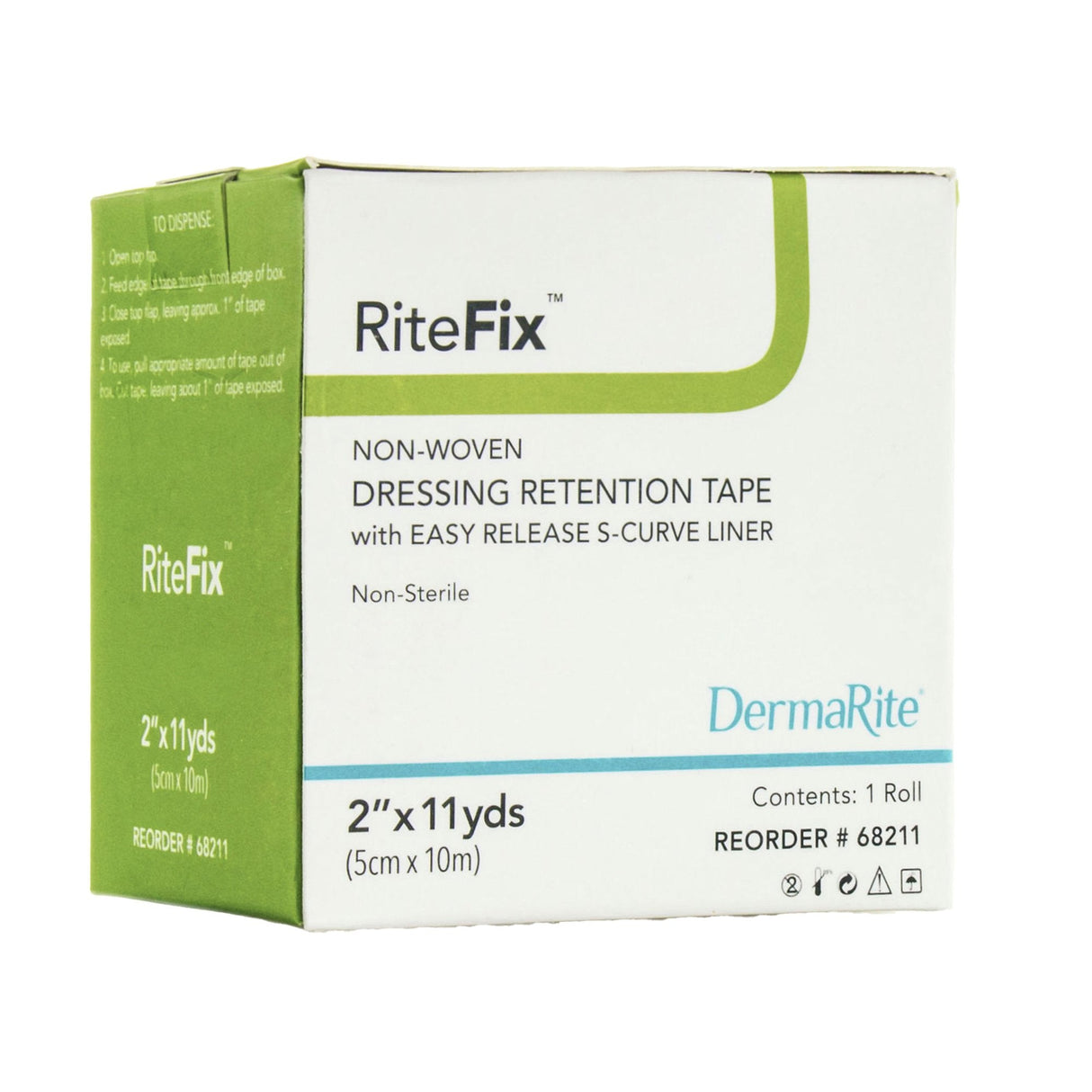 RiteFix™ 2" Non-Woven Dressing Retention Tape - 68211 - Medical Supply Surplus