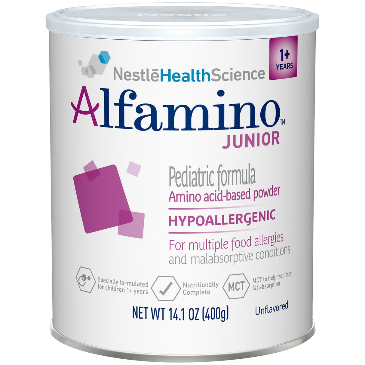 Alfamino® Junior Unflavored Pediatric Oral Supplement 14.1 oz - Case of 6 - Medical Supply Surplus
