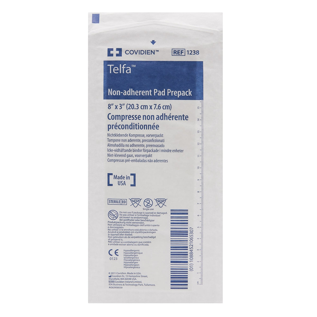 Telfa™ Ouchless 3 X 8 Inch Non-Adherent Dressing - 1238 - Medical Supply Surplus