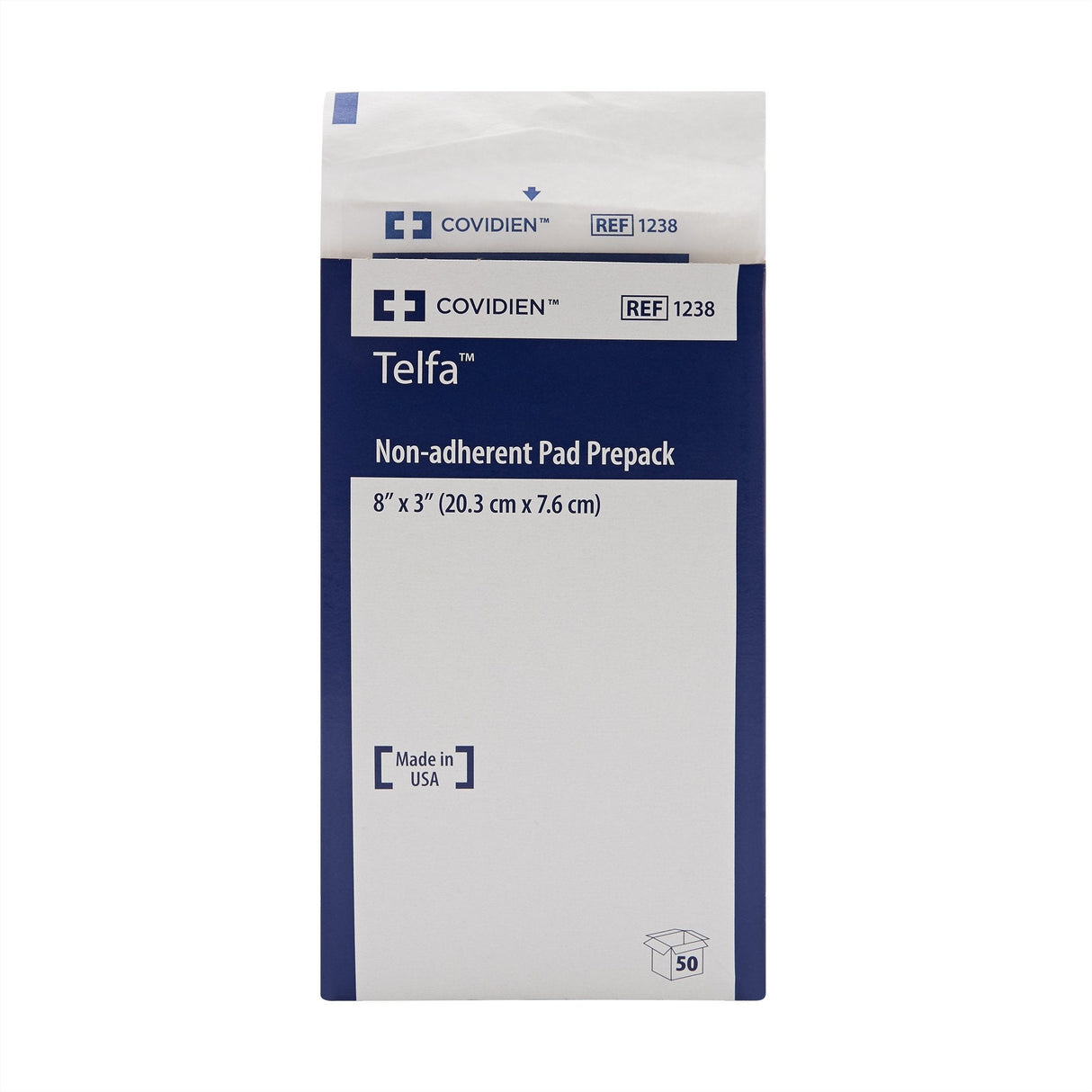 Telfa™ Ouchless 3 X 8 Inch Non-Adherent Dressing - 1238 - Medical Supply Surplus