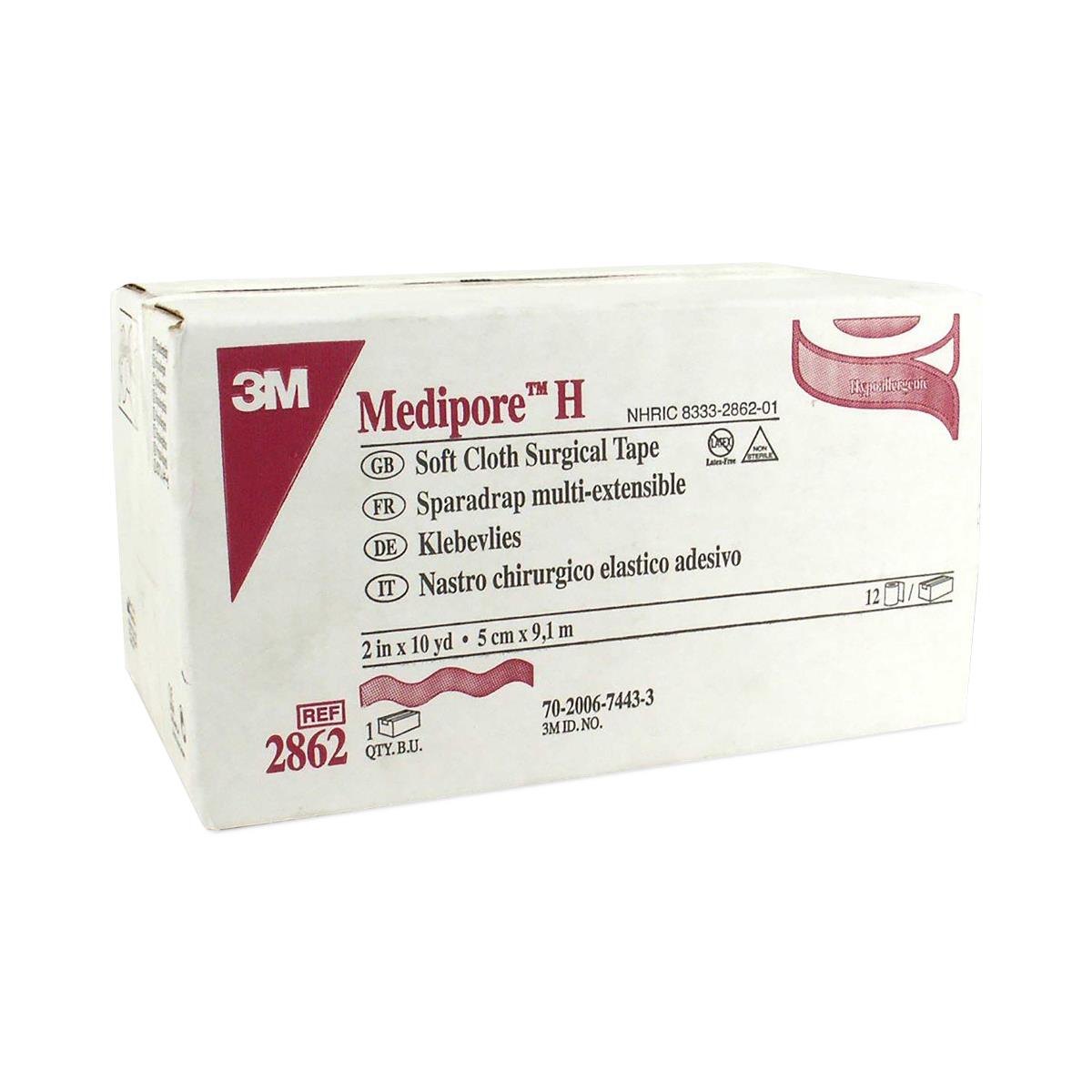 3M™ Medipore™ H 2" Soft Cloth Surgical Tape - 2862