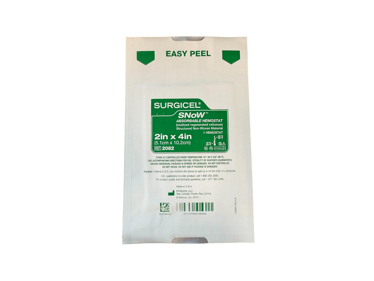 Surgicel® Snow™ 2082 2 x 4 Inch Absorbable Hemostat