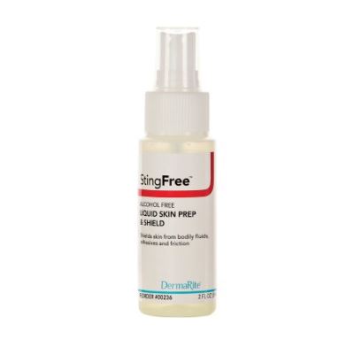 StingFree™ Alcohol-Free Liquid Skin Prep & Shield - 2oz - Medical Supply Surplus