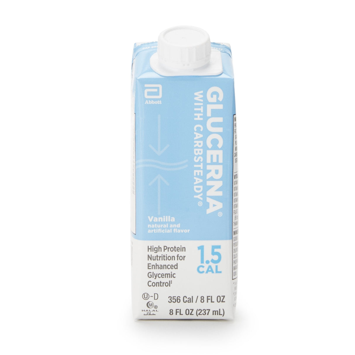 Glucerna® 1.5 Cal Vanilla Oral Supplement 8oz Carton - Case of 24 - Medical Supply Surplus