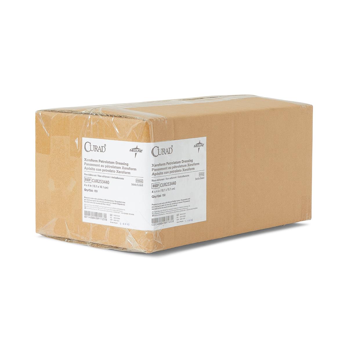 Curad® Xeroform Sterile Non-Adherent Petrolatum Gauze Dressing