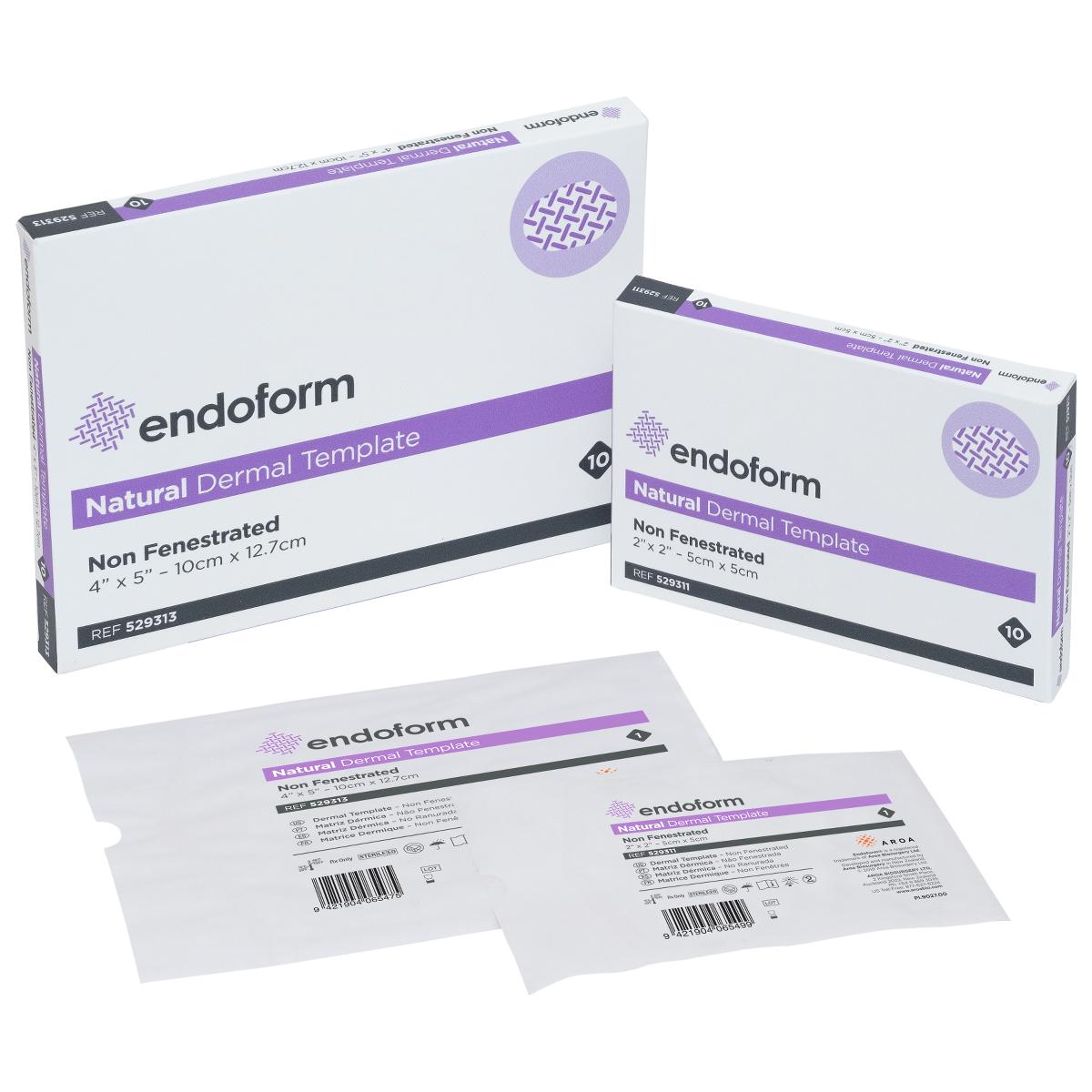 Endoform® Natural Dermal Template 2" x 2" - 529311 - Medical Supply Surplus