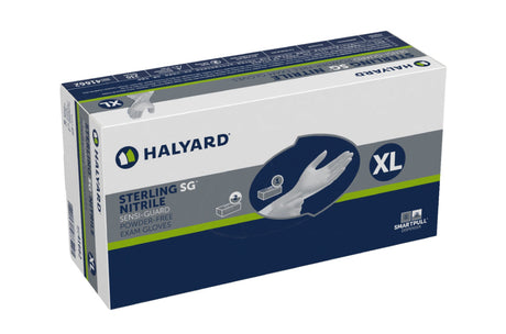 Halyard STERLING SG® Nitrile Standard Powder-Free Exam Gloves - Medical Supply Surplus
