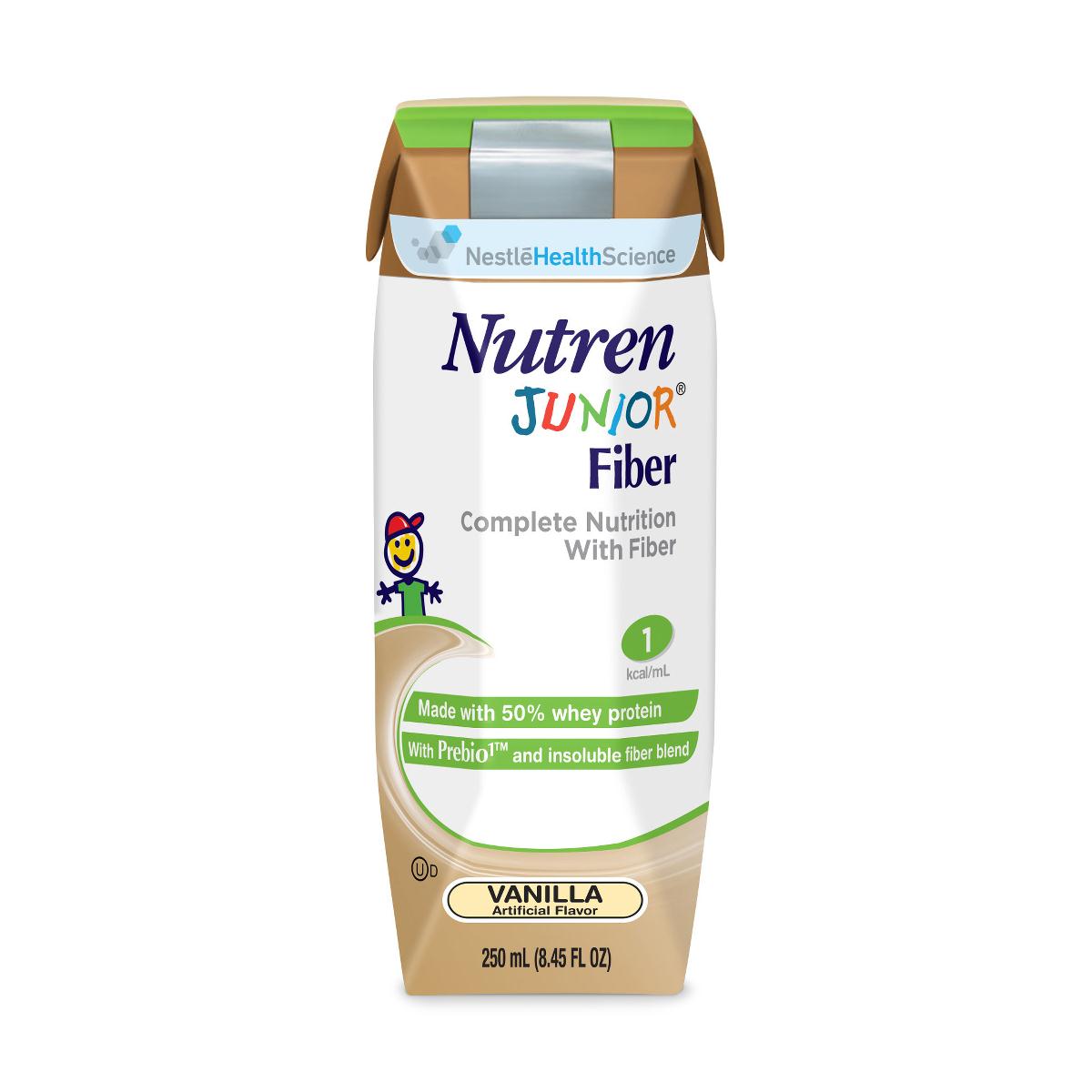 Nutren® Junior Oral Supplement with Fiber 250ml Vanilla - 24/Carton - Medical Supply Surplus
