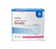 McKesson Super Plus Moderate Absorbency Incontinence Briefs - Medical Supply Surplus