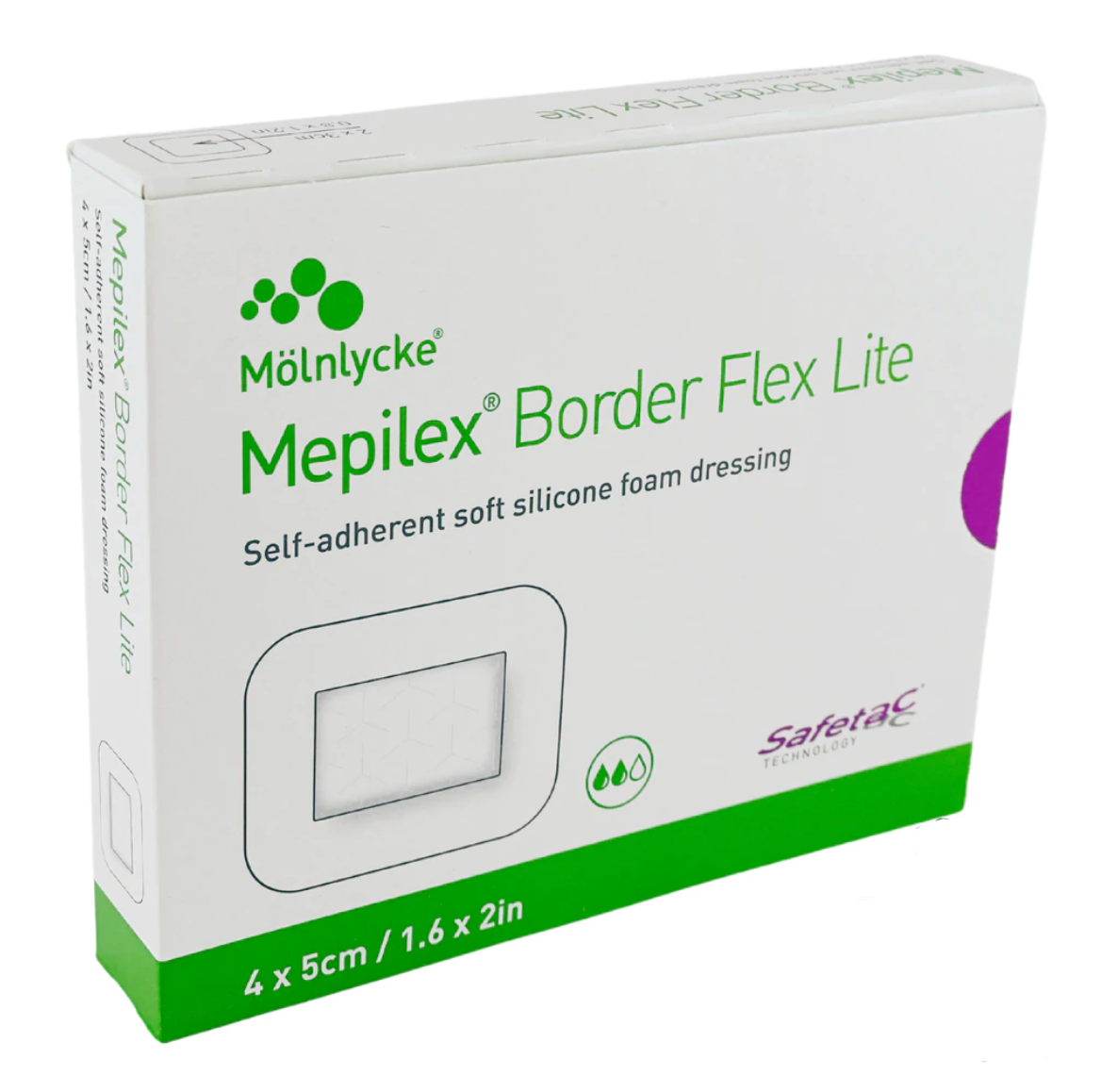 Mepilex® Border Flex Lite 1.6" x 2" - 281000 - Medical Supply Surplus