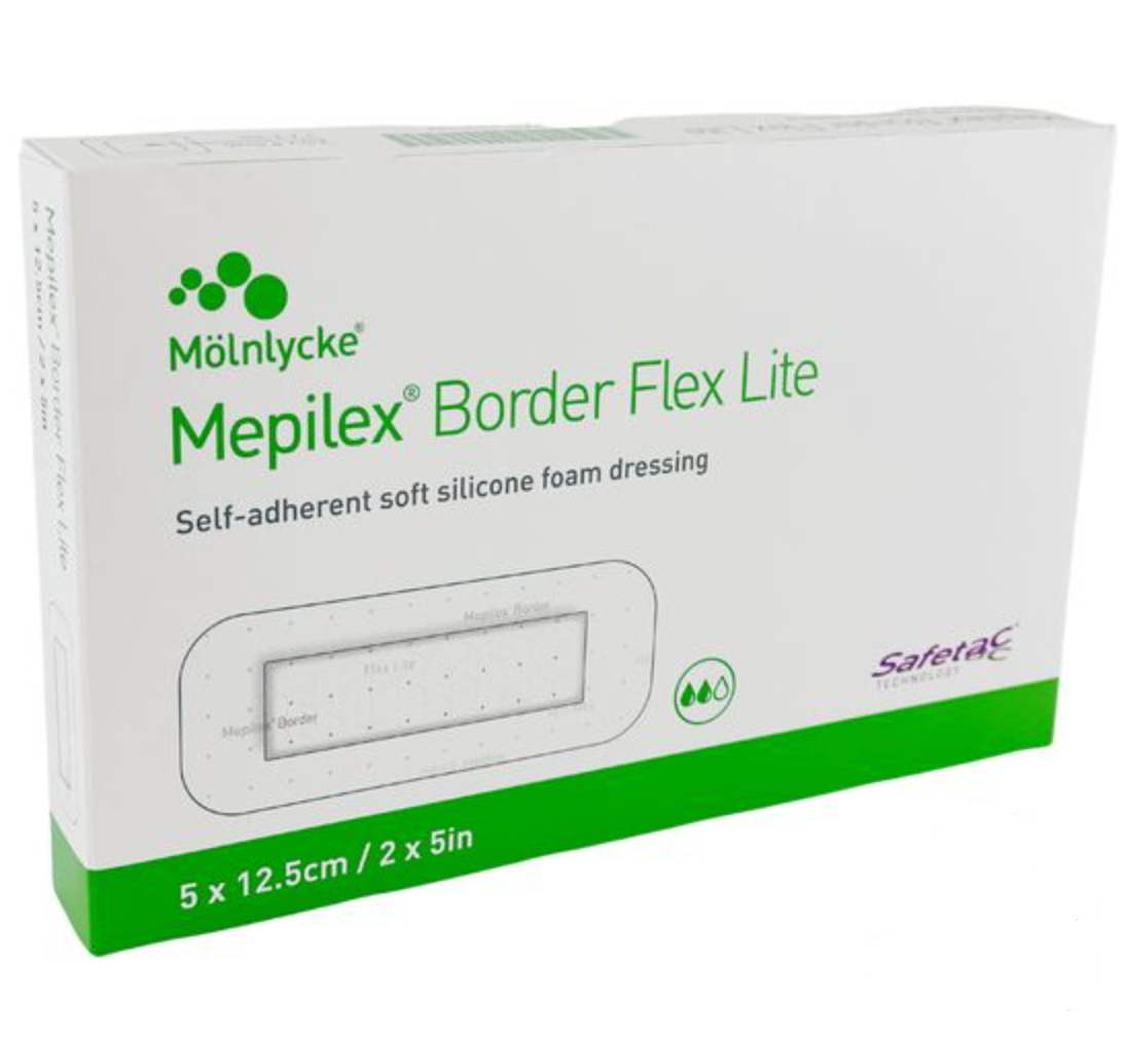 Mepilex® Border Flex Lite 2" x 5" - 581100 - Medical Supply Surplus
