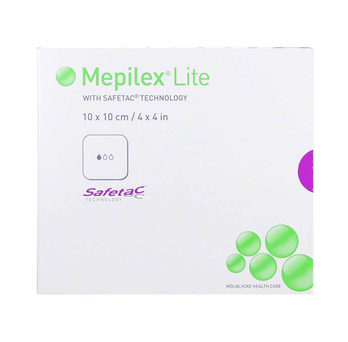 Mepilex® Lite 4" x 4" - 284190 - Medical Supply Surplus