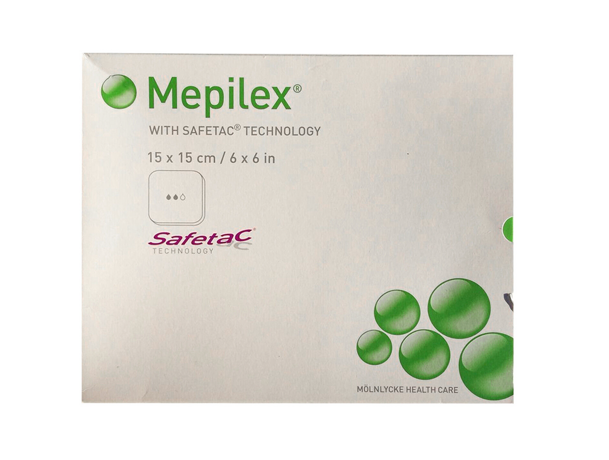 Mepilex® Foam Dressing 6" x 6" -294399 - Medical Supply Surplus