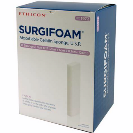 Surgifoam® Hydrogel Dressing 2 cm X 6 cm X 7 mm  1972 - Medical Supply Surplus