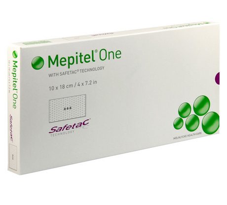 Mepitel One 4" x 7" Dressing - Box of 10 - Medical Supply Surplus