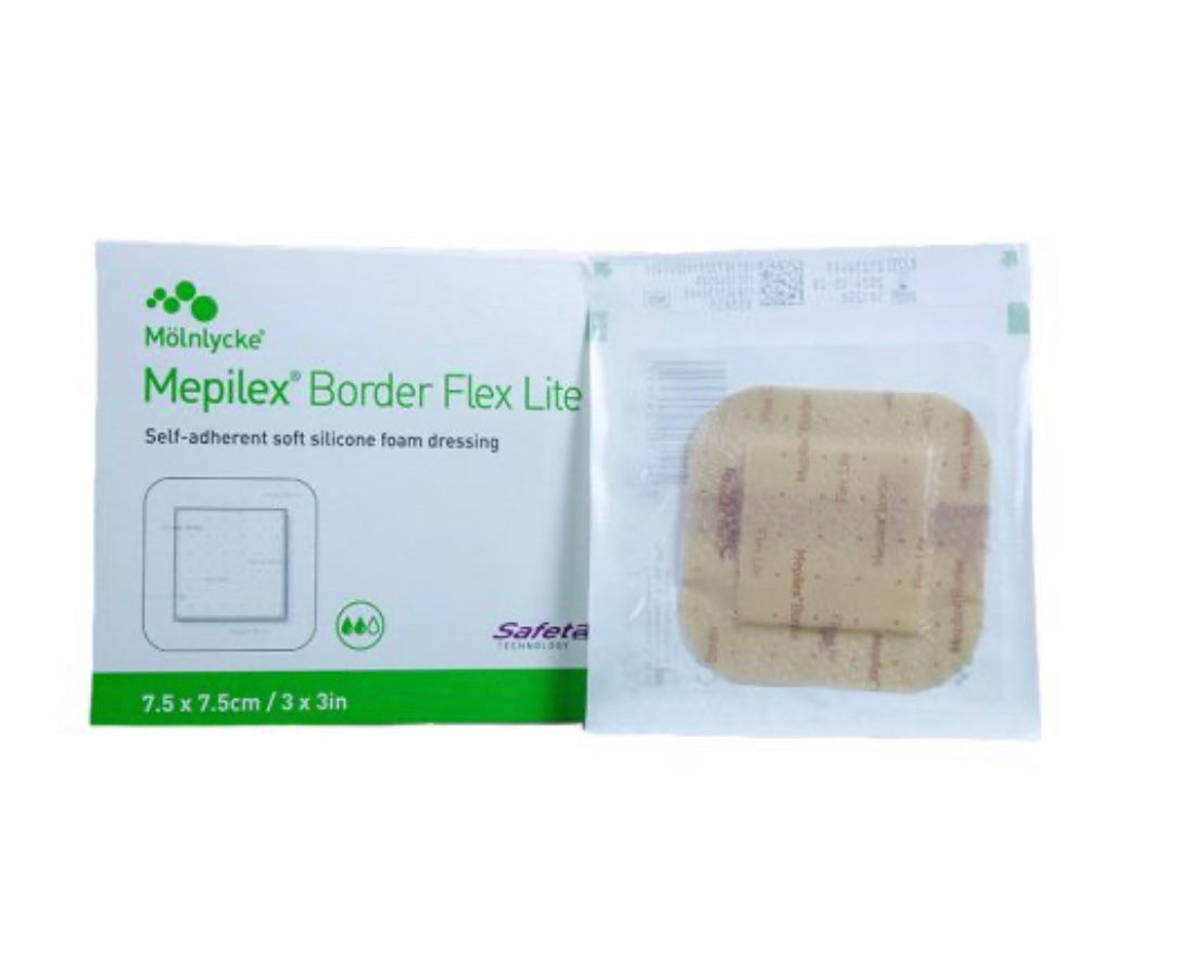 Mepilex® Border Flex Lite 3" x 3" - 581200 - Medical Supply Surplus