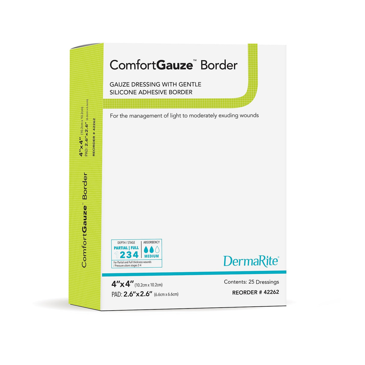ComfortGauze™ 4" x 4" Island Dressing - Box of 25 - Medical Supply Surplus
