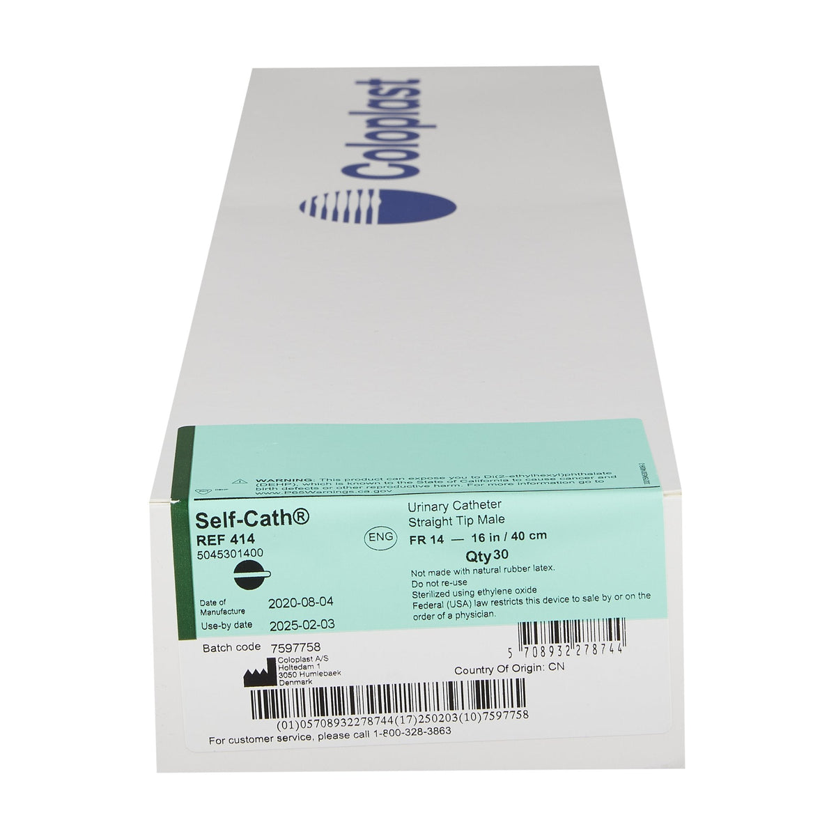 Self-Cath® 14Fr Straight Tip Uncoated PVC Catheter - 414 – MedSurg Express