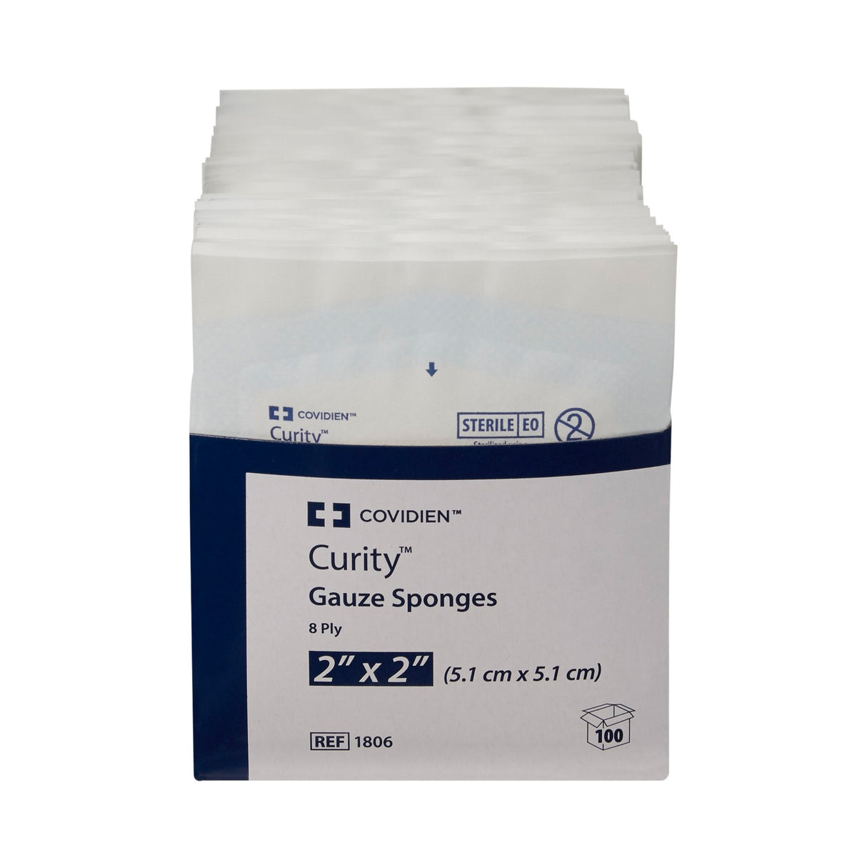 Curity™ 2" x 2" Sterile Sponge Gauze - 1806