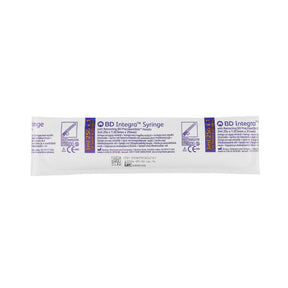 BD Integra 3 mL safety syringe 25G x 1 inch, 305270, box of 100