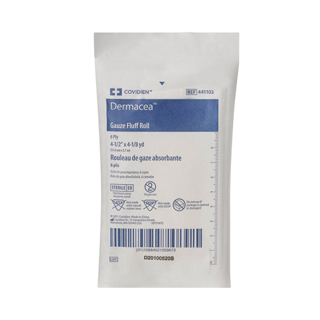 Dermacea™ 4-1/2 Inch X 4-1/10 Yard Fluff Bandage Roll- 441103 - Medical Supply Surplus