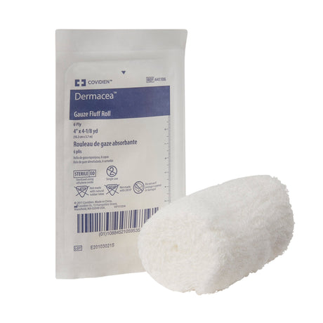 Dermacea™ 4 Inch X 4-1/8 Yard Fluff Bandage Roll- 441106