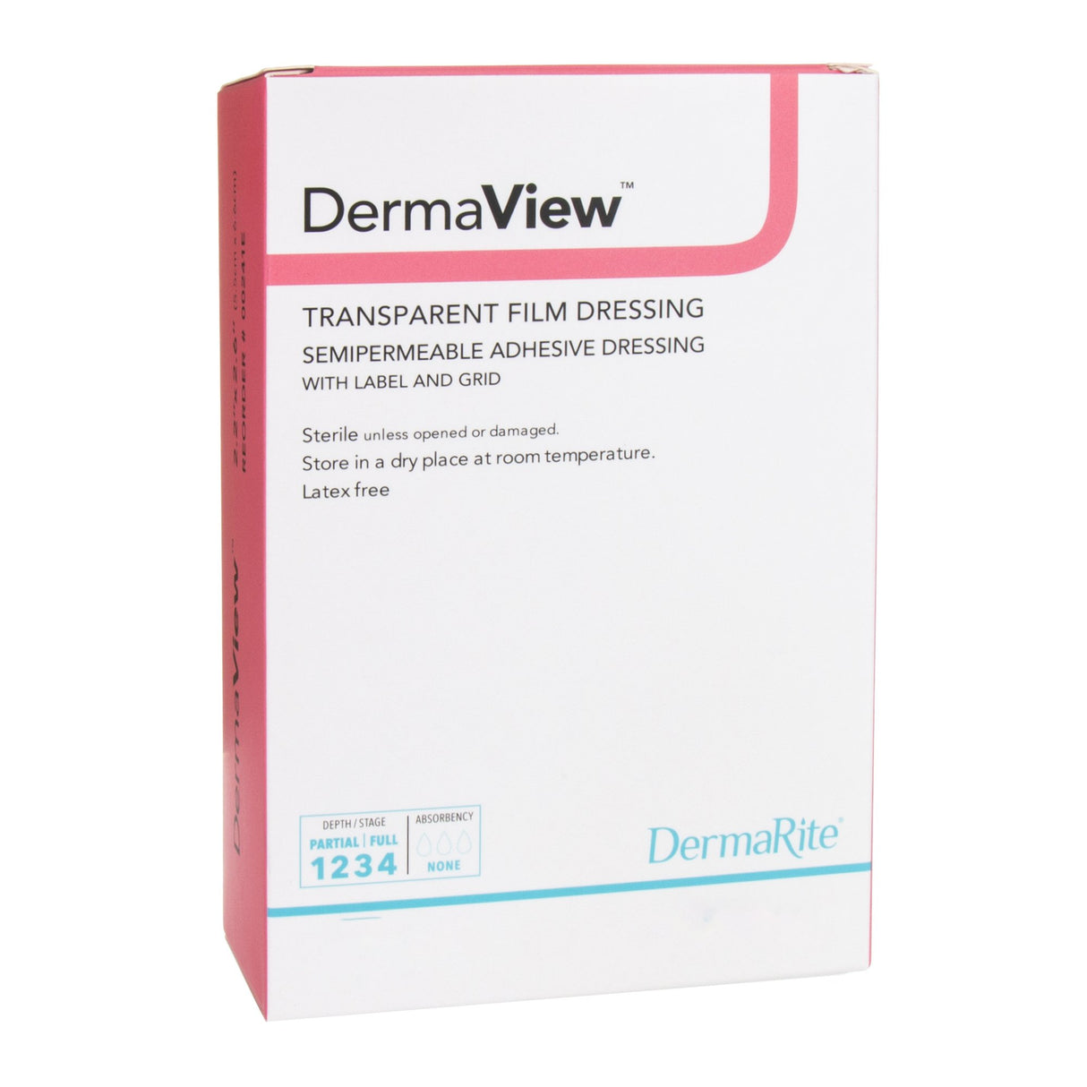 DermaView™ 4 X 5 Inch Transparent Film Dressing