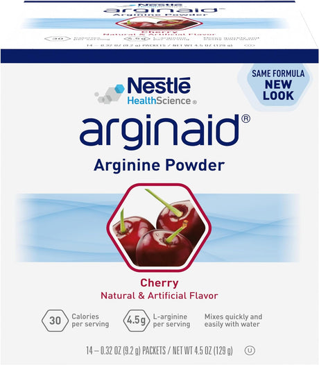 Arginaid® Cherry Flavor Powder Packets Oral Supplement - Medical Supply Surplus