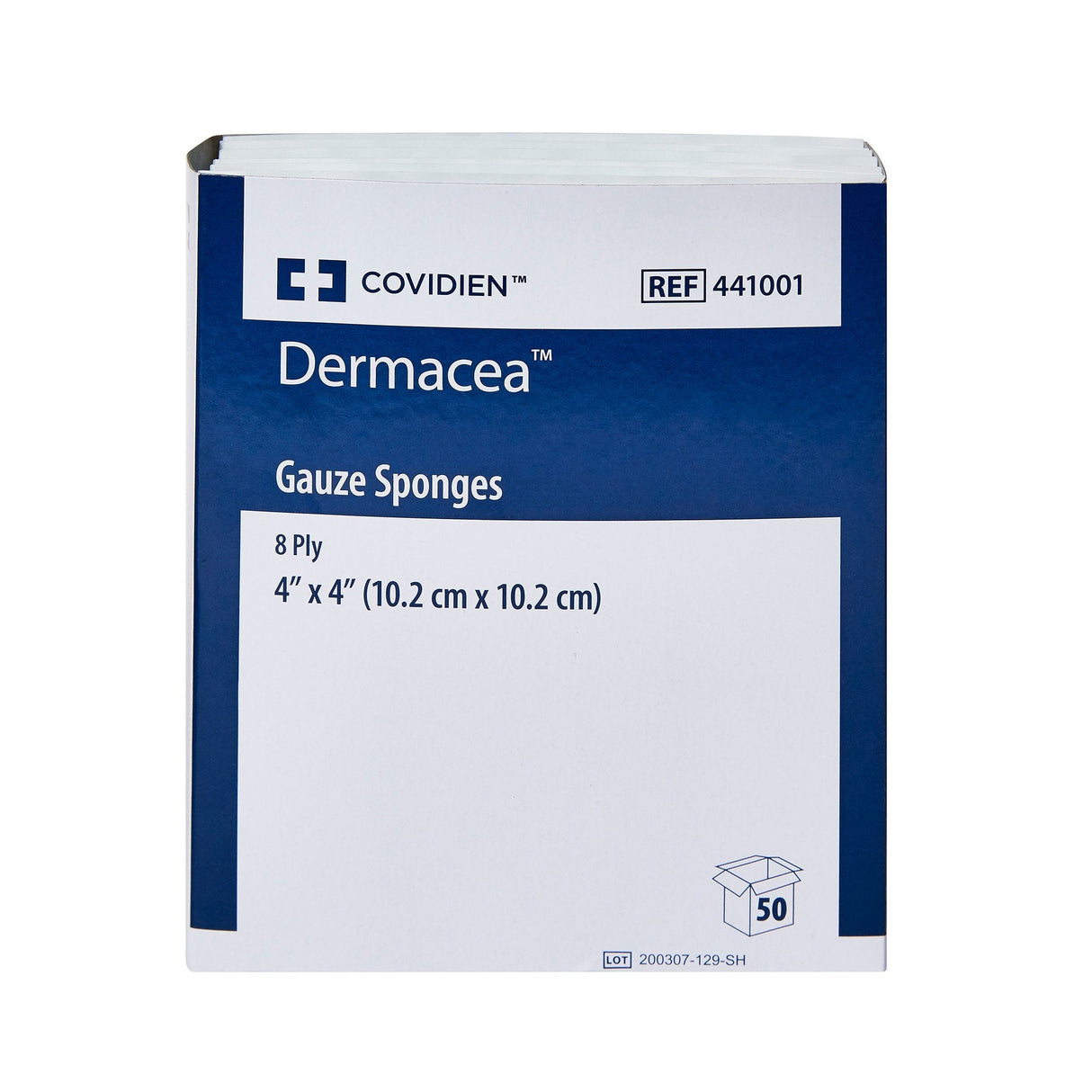 Dermacea™ 4 X 4 Inch 8-Ply Gauze Sponges - 441001