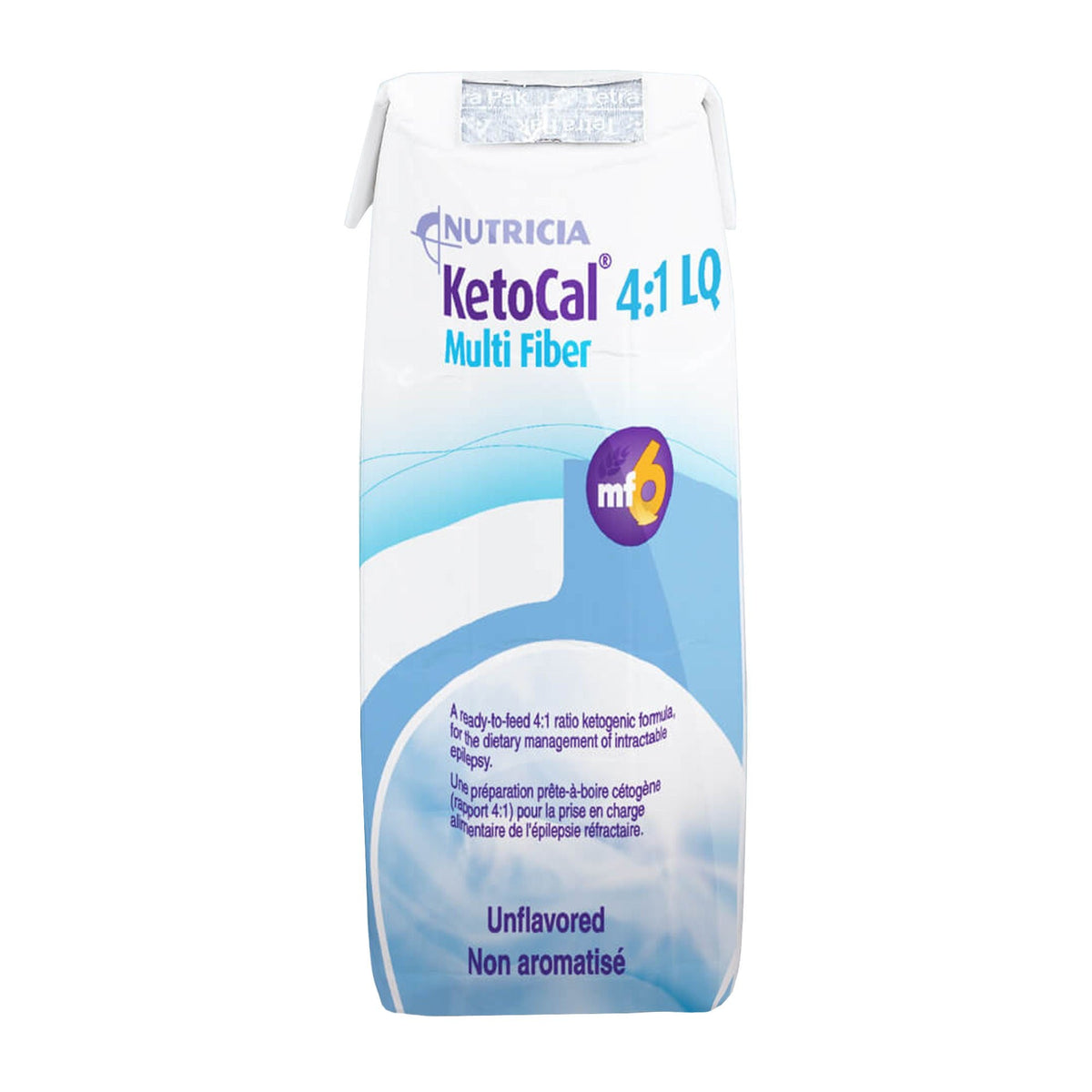 KetoCal 4:1 LQ Unflavored 8 oz carton front