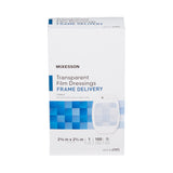 McKesson 2-3/8 X 2-3/4 Inch Frame Style Transparent Film Dressing - 4985