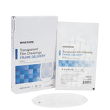 McKesson 4 X 4-3/4 Inch Frame Style Transparent Film Dressing - 4986