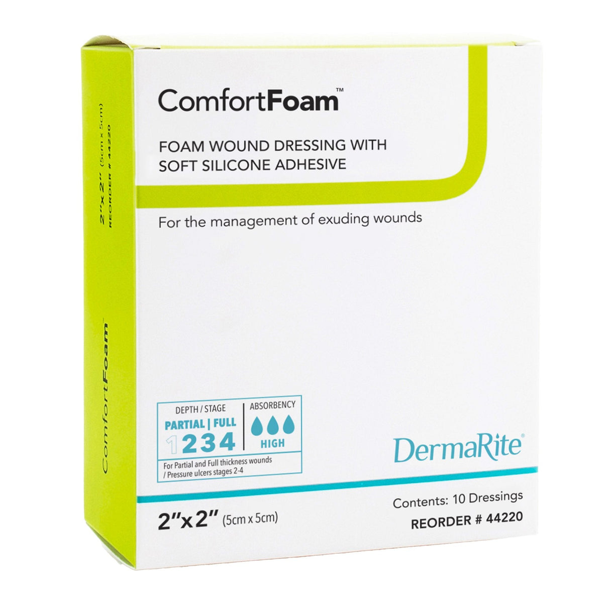 ComfortFoam™ 2 x 2 Inch Foam Dressing - 44220