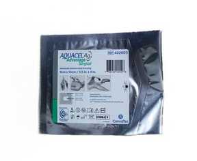 Aquacel® Ag Advantage Surgical 3-1/2 X 4 Inch Wound Dressing - 422603 - Medical Supply Surplus