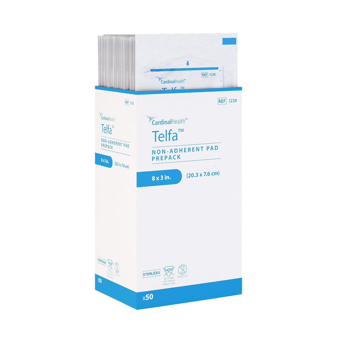 Telfa™ Ouchless 3 X 8 Inch Non-Adherent Dressing - 1238