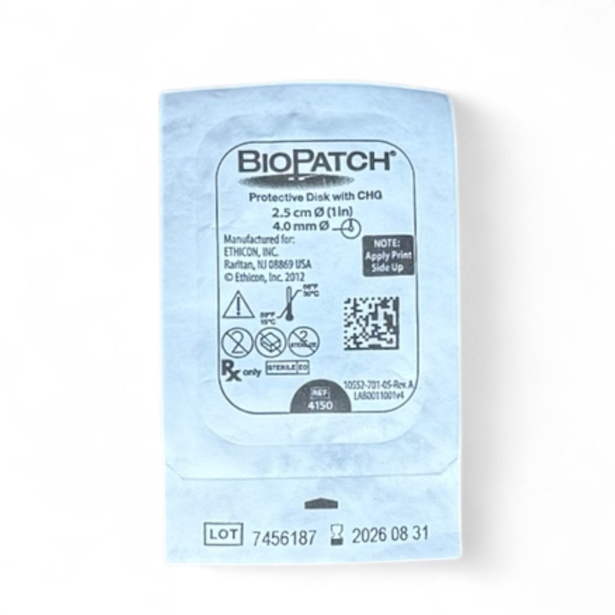 BIOPATCH® Protective Disk 4mm with CHG - 4150 - Single Disk – MedSurg ...